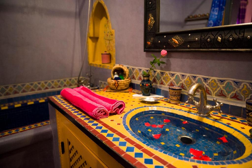 Двухместный (Улучшенный двухместный номер с 1 кроватью), Riad bleu du Sud