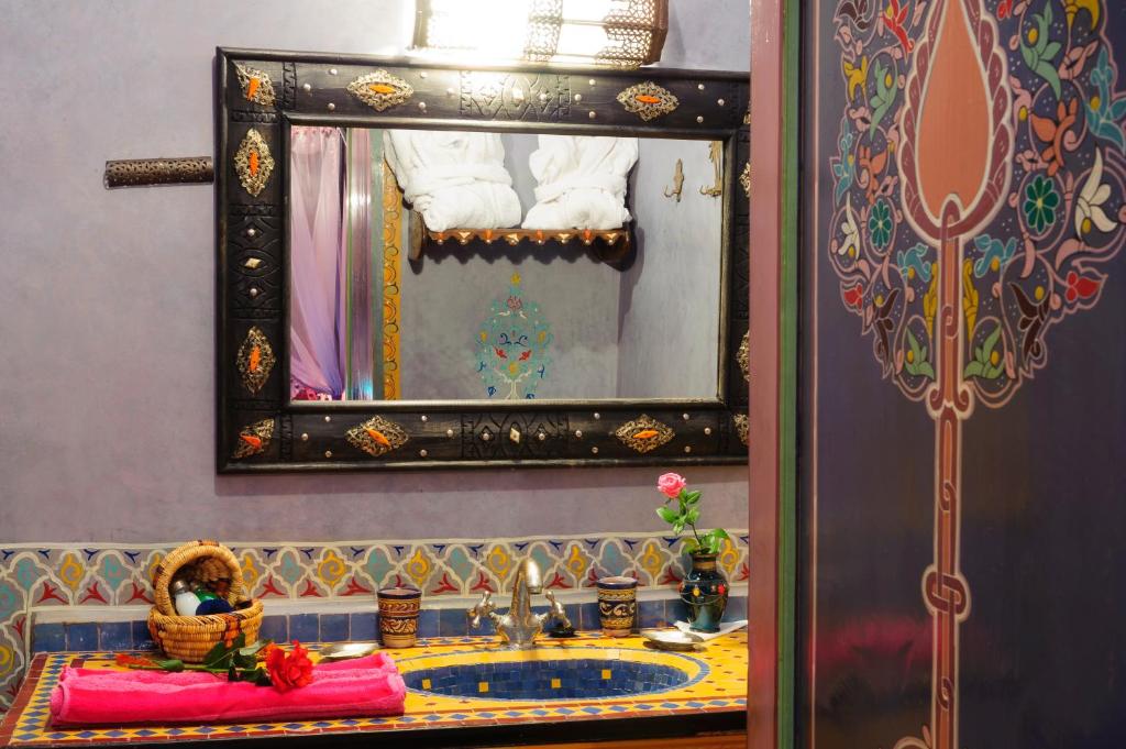 Двухместный (Улучшенный двухместный номер с 1 кроватью), Riad bleu du Sud