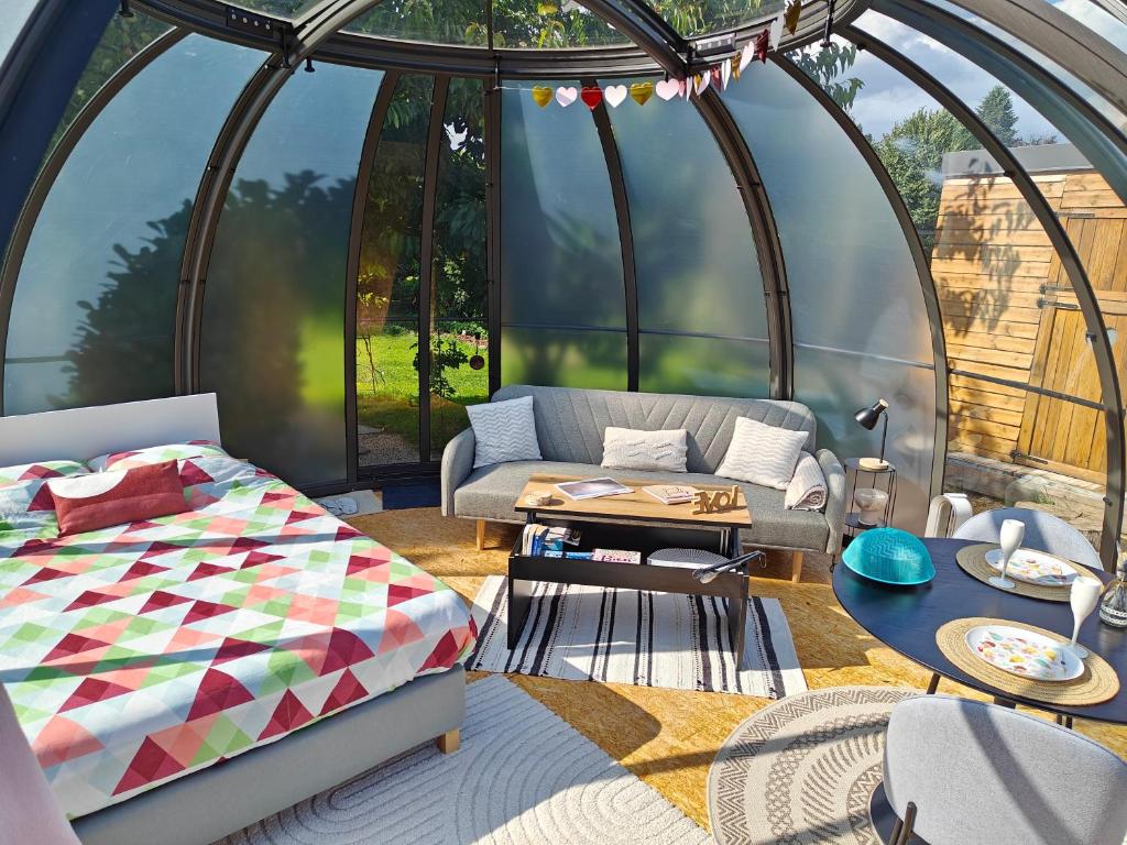Sphair aux merveilles - Dôme romantique avec vue panoramique sur la nature photo 2