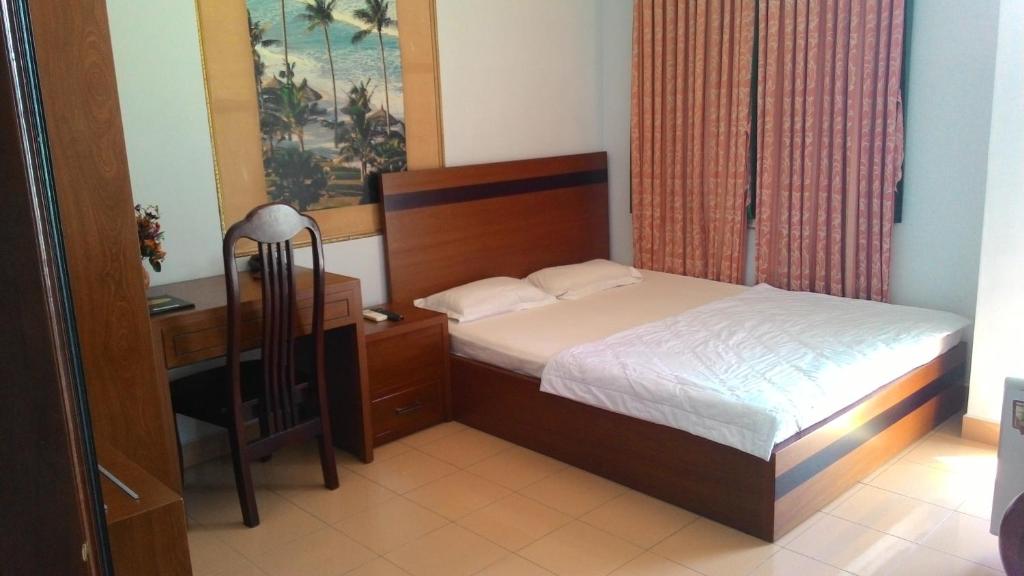 Двухместный (Двухместный номер Делюкс с 1 кроватью), Hien Luong Hotel