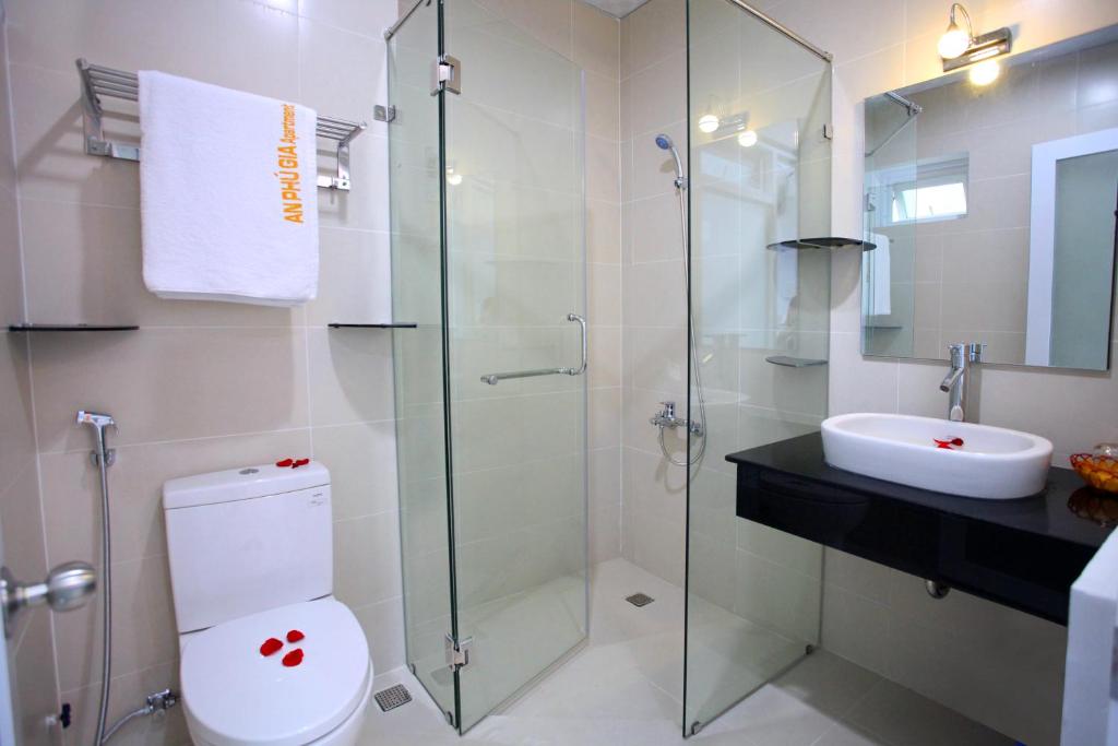 Студио (Улучшенные двухместные апартаменты с 1 кроватью и окном), An Phu Gia Apartment