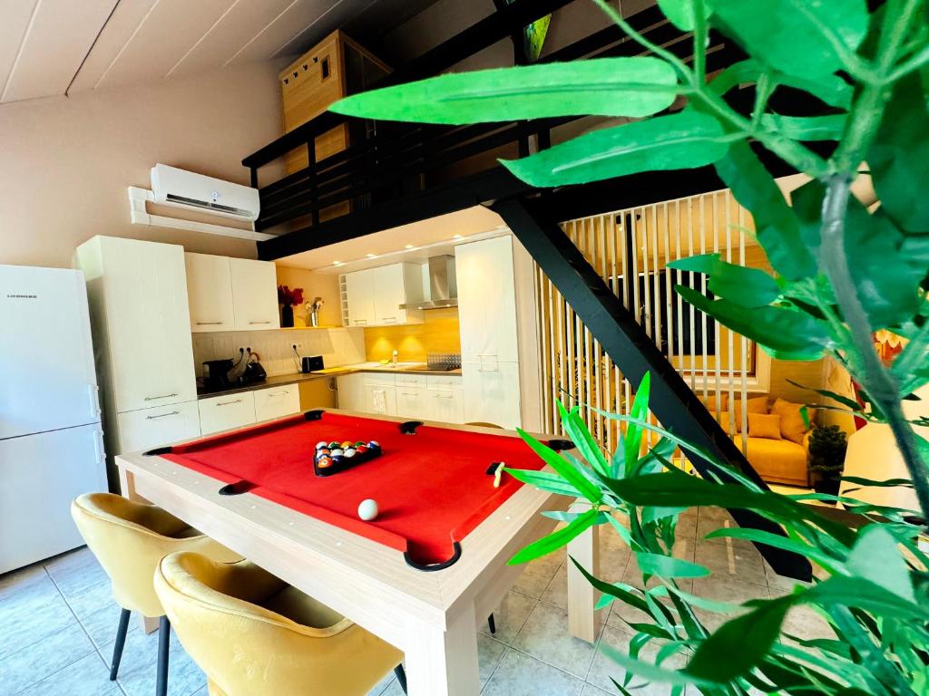 Capsule Lotus-Balneo-Sauna-Billard-Nintendo photo 1