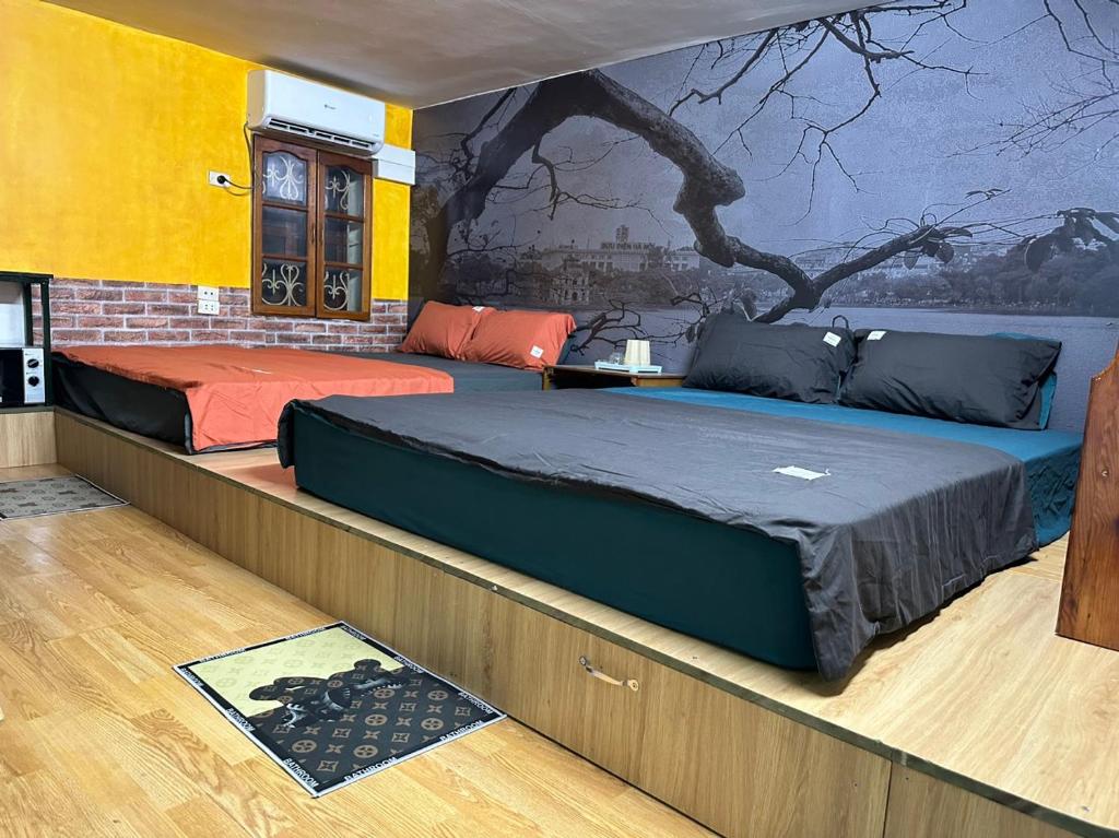 Kolor Green Home,center of Old Quarter, near Hoankiem Lake, 2 big beds