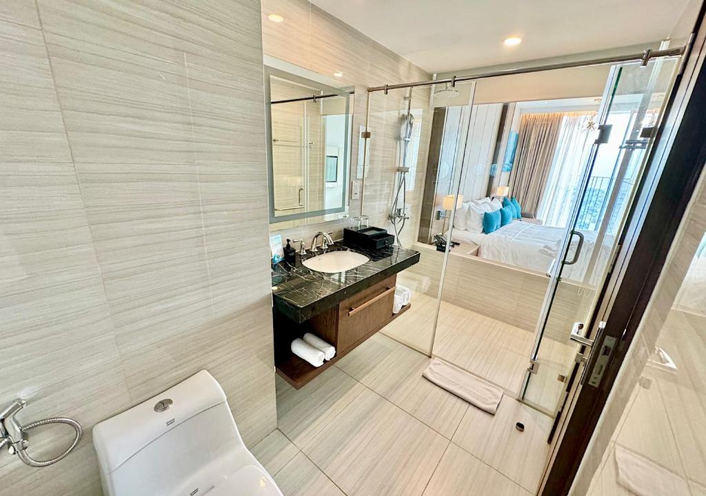 Panorama Autumn Leaves Nha Trang Beach