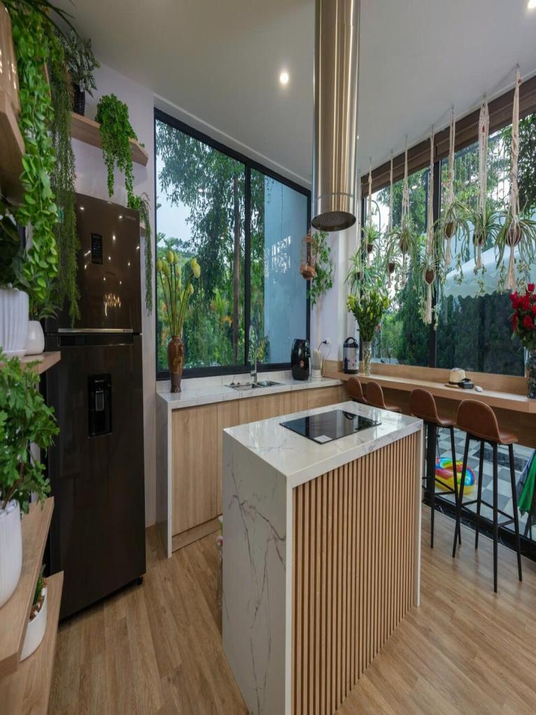 Villa 3 phòng ngủ thiên nhiên - bể bơi - đầy đủ tiện nghi