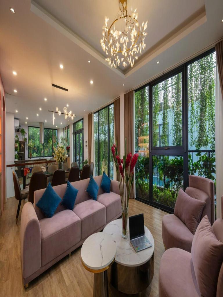 Villa 3 phòng ngủ thiên nhiên - bể bơi - đầy đủ tiện nghi