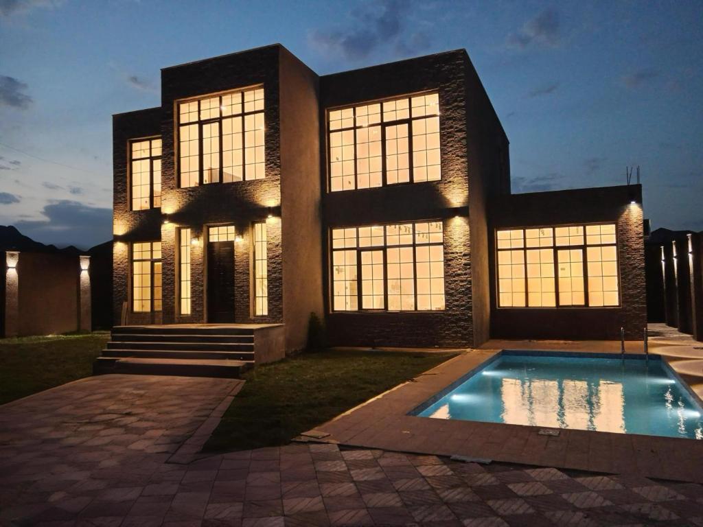 Luxury villa with hot indoor swimming pool