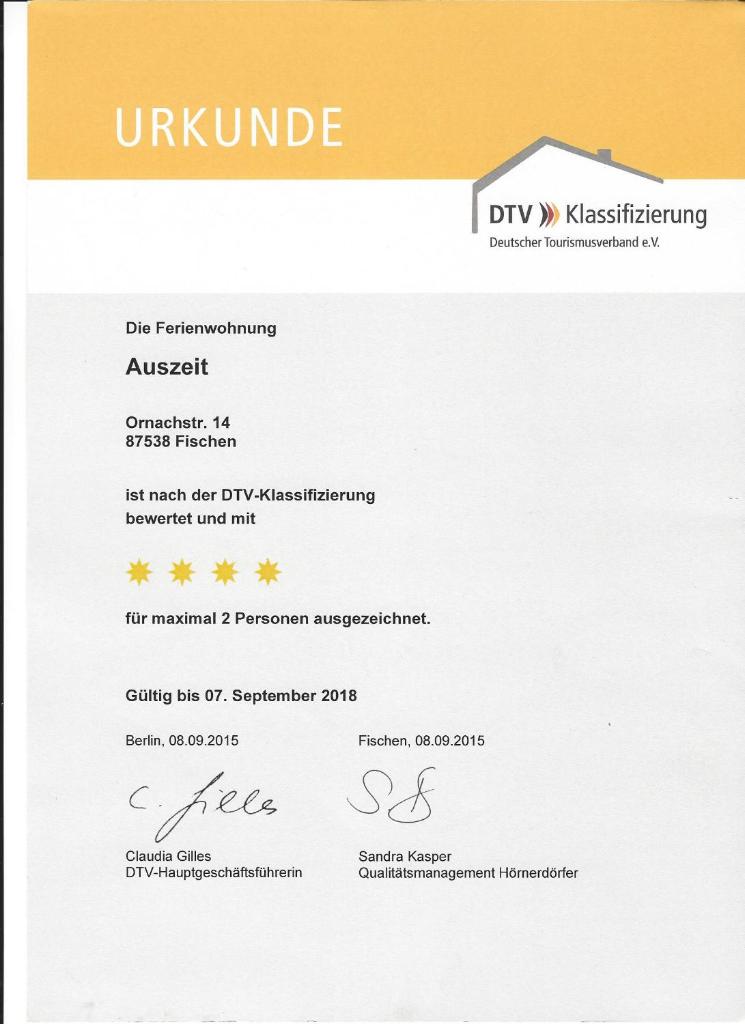 Ferienwohnung Auszeit