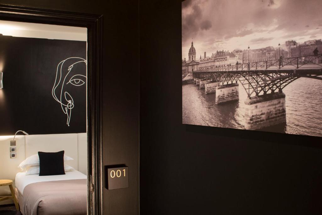 Двухместный (Двухместный номер с 2 отдельными кроватями), Hôtel Montparnasse Saint Germain