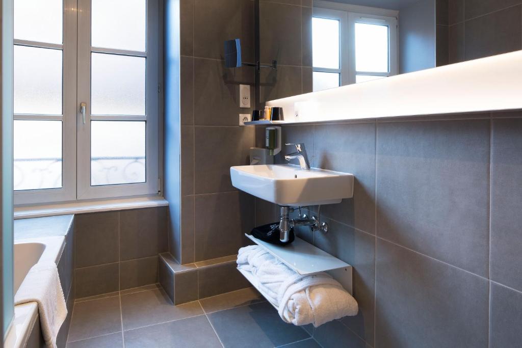 Двухместный (Двухместный номер Делюкс с 1 кроватью), Hôtel Gutenberg