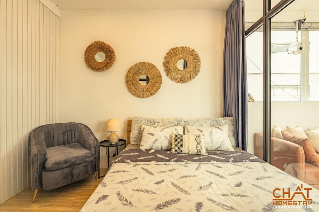 HomestayCHAT-PeacefulCorner62-1Bedroom-Projector-FreeWasher