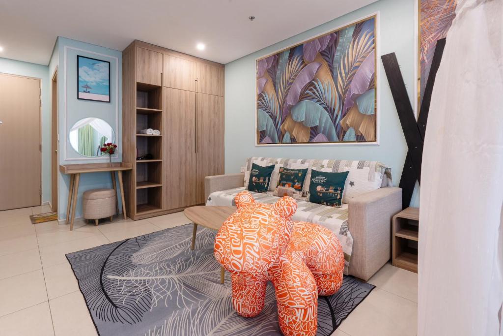 Costal Calm Apartment - The Sóng Vũng Tàu, Gym & Pool, Yellow Sand Beach