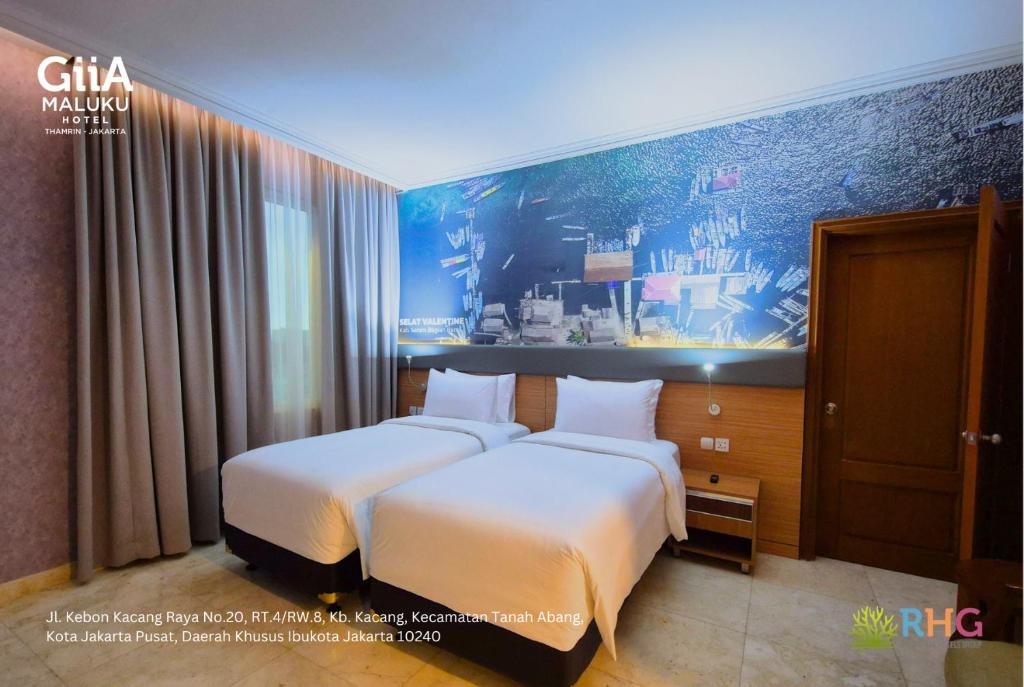 GIIA Maluku Hotel Thamrin Jakarta Room Type - Standard Twin Room