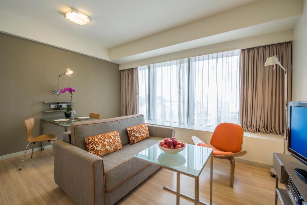 Апартаменты (Апартаменты Делюкс с 1 спальней), Citadines Mount Sophia Singapore