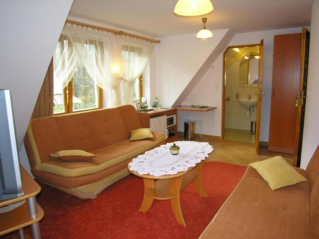 Двухместный (Номер-студио с мини-кухней и балконом), U Tomasza with parking