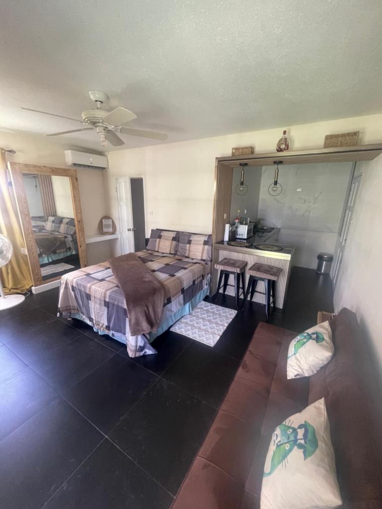 Scarlett Studios 1 - US Embassy Appt 7 mins drive- Lloyd Erskine Sandiford Centre and Ross uni 5 mins drive -Only the 1 night package includes Airport and Embassy roundtrip photo 2