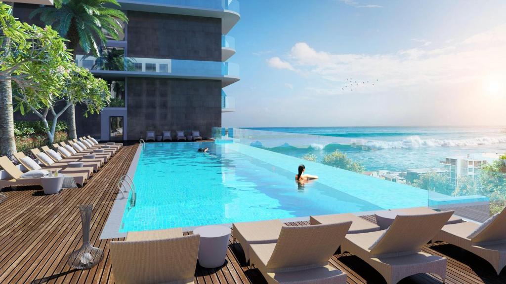 BeachSide Suites - CSJ Vũng Tàu Tower, Ocean-Sky View and BeachFont