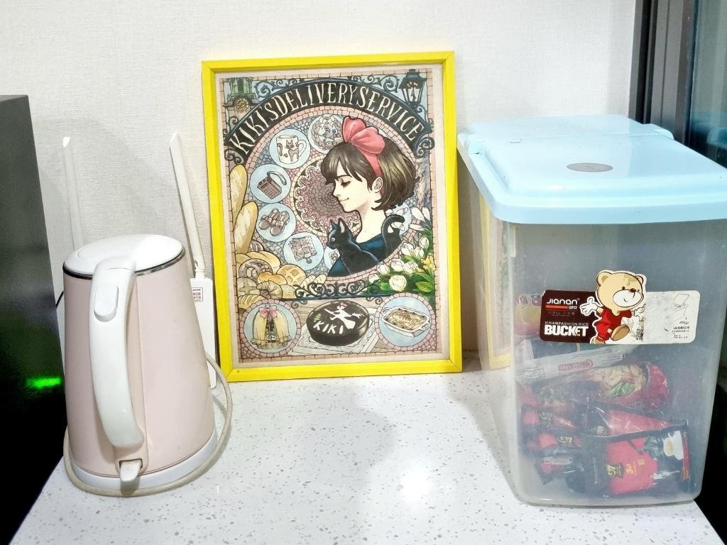 The mini apartment includes breakfast