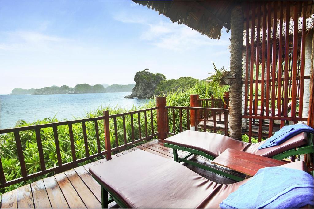 Двухместный (Двухместный номер Делюкс с 1 кроватью и видом на море), Monkey Island Resort