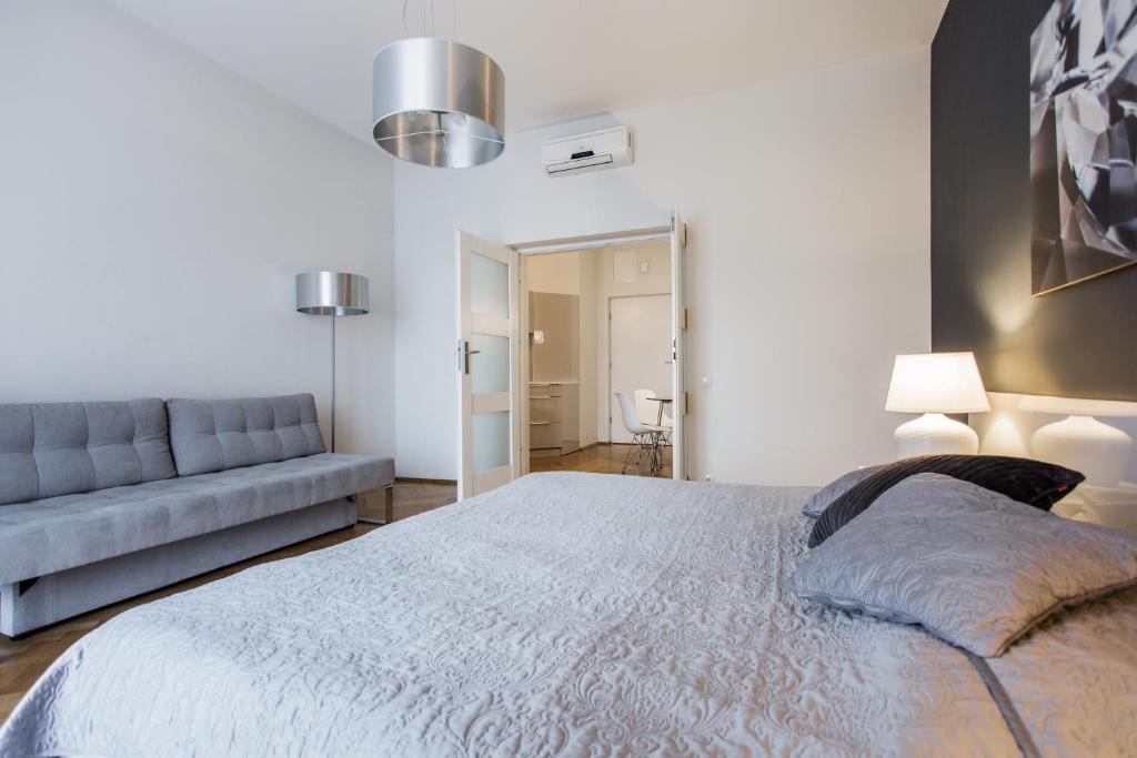Апартаменты (Семейные апартаменты с 2 спальнями (6 взрослых)), 4Seasons﻿ Apartments Cracow
