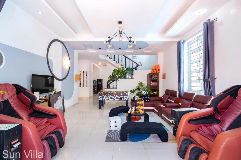 Sun Villa 4A - Loa Karaoke - Sân Vườn - Hồ Bơi To - Gần Biển - Ghế Massage