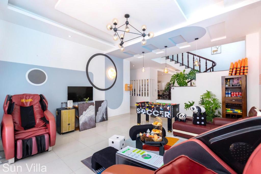 Sun Villa 4A - Loa Karaoke - Sân Vườn - Hồ Bơi To - Gần Biển - Ghế Massage
