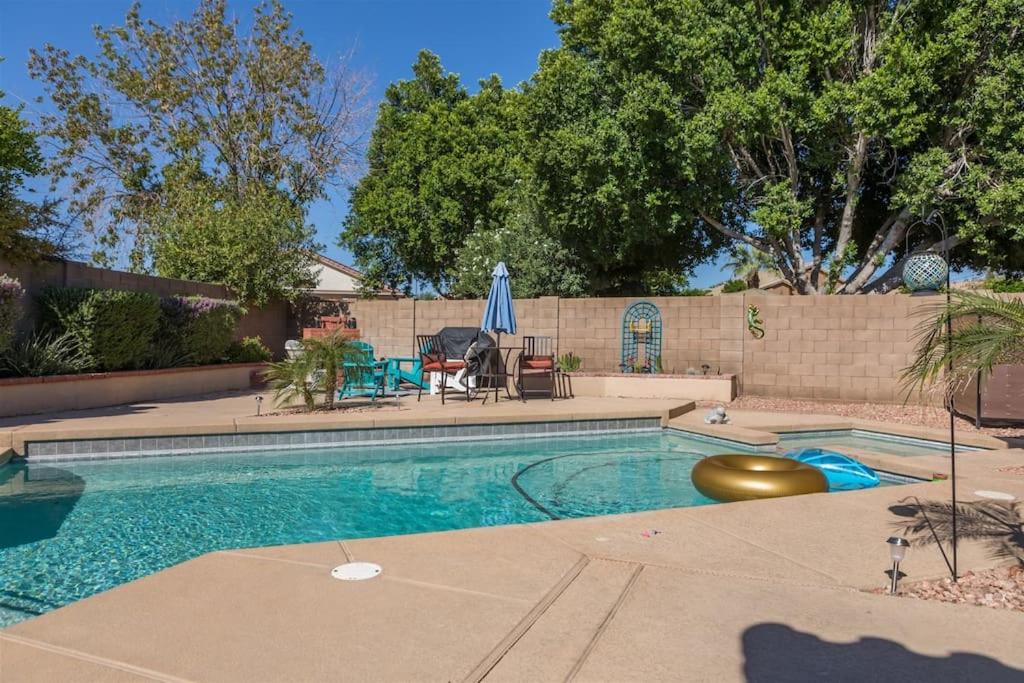 Private paradise with pool heater, spa, billiards image