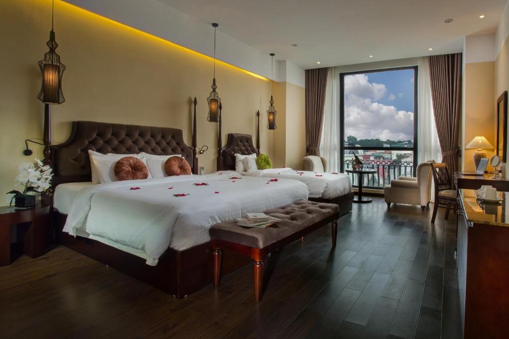 Семейный (Семейный люкс с видом на город), Hanoi Marvellous Hotel & Spa