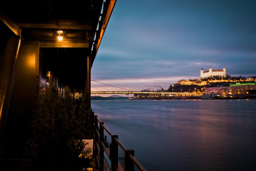 Двухместный (Double Room Danube with Balcony), Botel Dunajský Pivovar