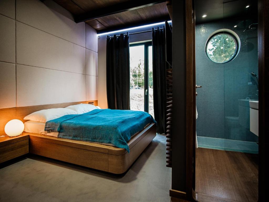Двухместный (Double Room with French Balcony and Park View), Botel Dunajský Pivovar