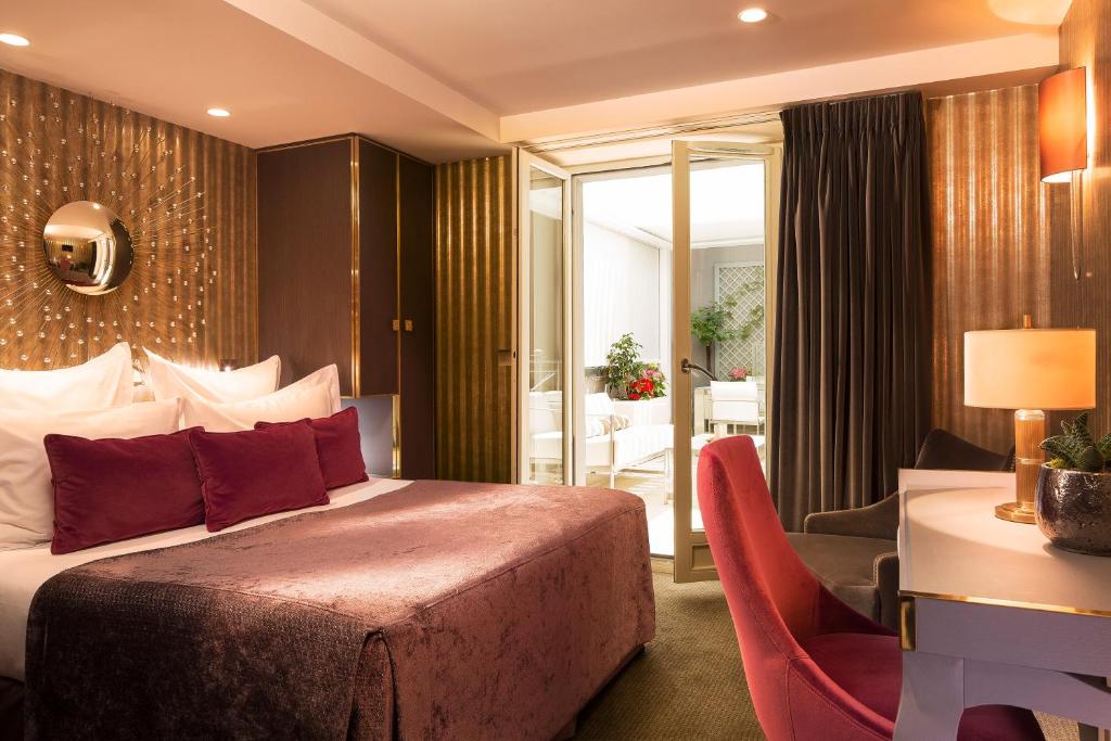 Двухместный (Двухместный номер с 1 кроватью и террасой), Hôtel Baume