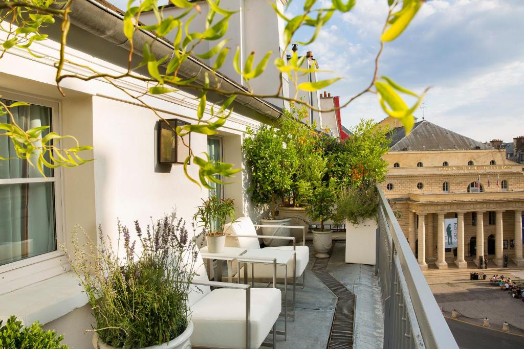 Двухместный (Двухместный номер Делюкс с 1 кроватью и террасой), Hôtel Baume