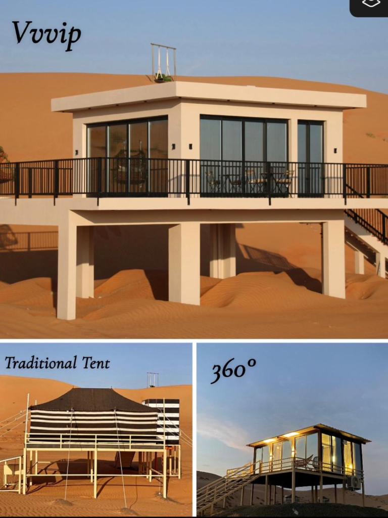 Oman desert private camp - Tap to explore photos