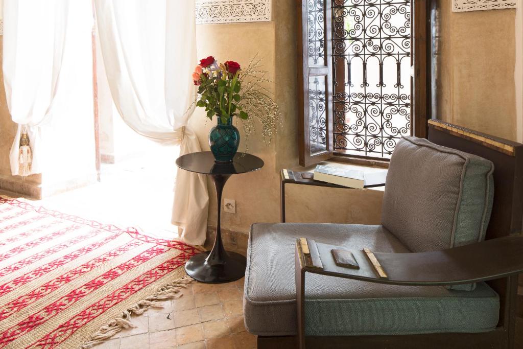 Двухместный (Двухместный номер Делюкс с 1 кроватью), Riad-Assala