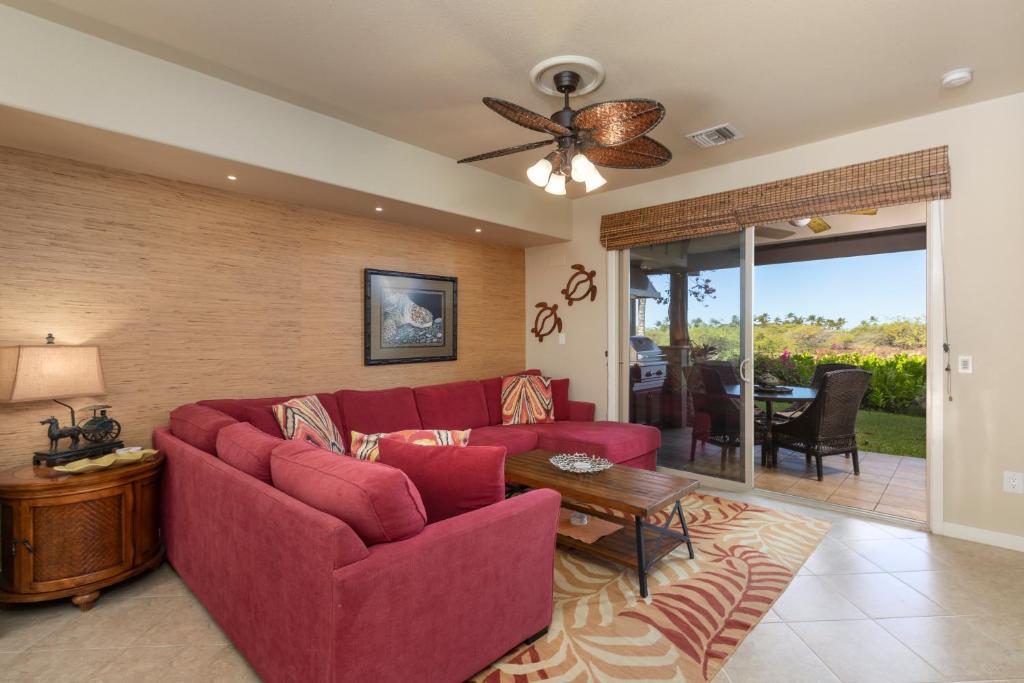 Mauna Lani Palm Villas D-2 Corner Unit Historic View - Tap to explore photos