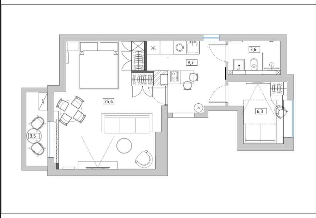 Stunning 2bed with terrace and parking - Tap to explore photos
