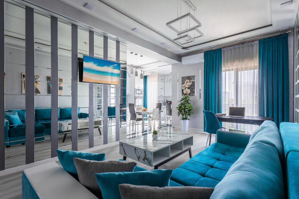 226 Cosy sunny apartment in AC KAZAKHSTAN Minor, Amir Timur Avenue - Tap to explore photos