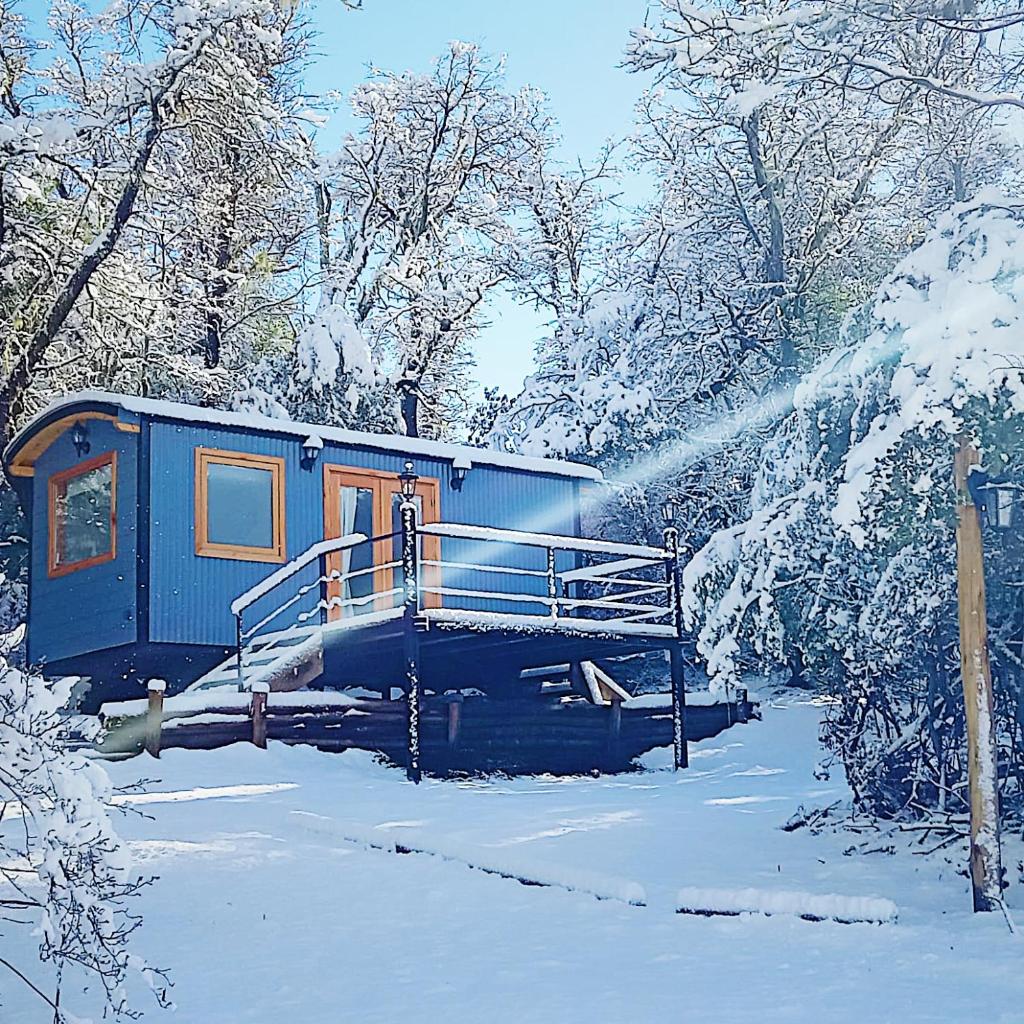 Dos Tiny Houses con Vista Espectacular, 2 Baños y Bosque Privado para 2 Parejas