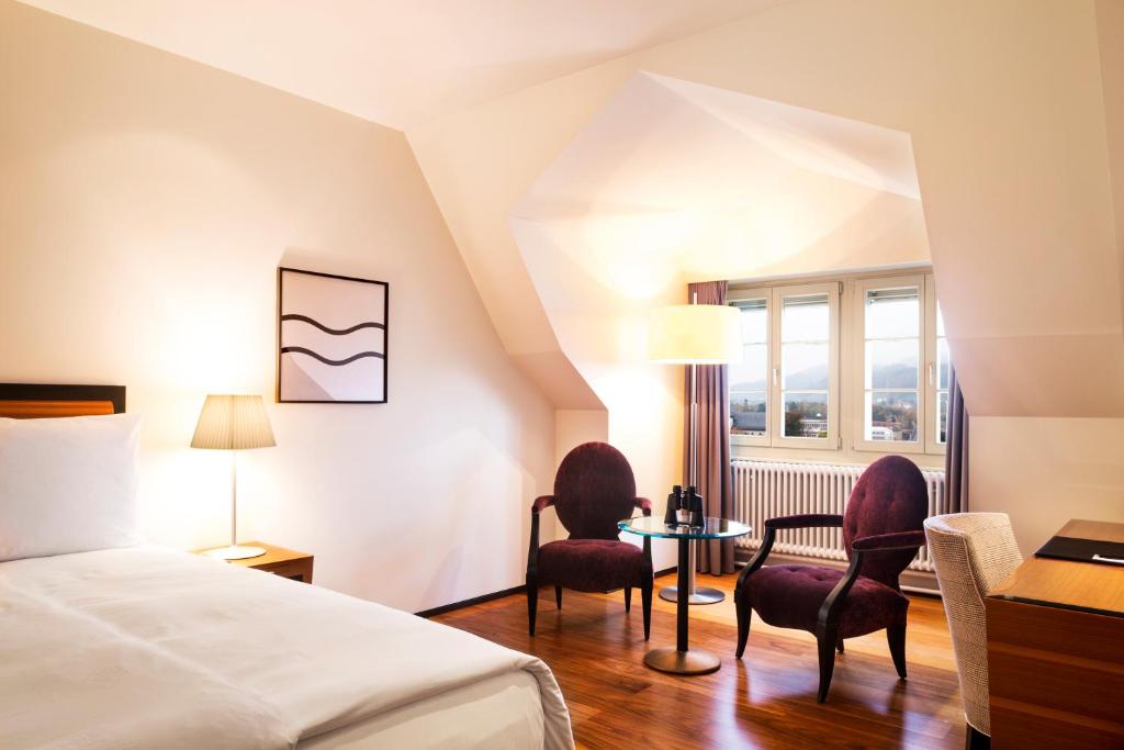Одноместный (Одноместный номер Делюкс), Hotel Bellevue Palace Bern