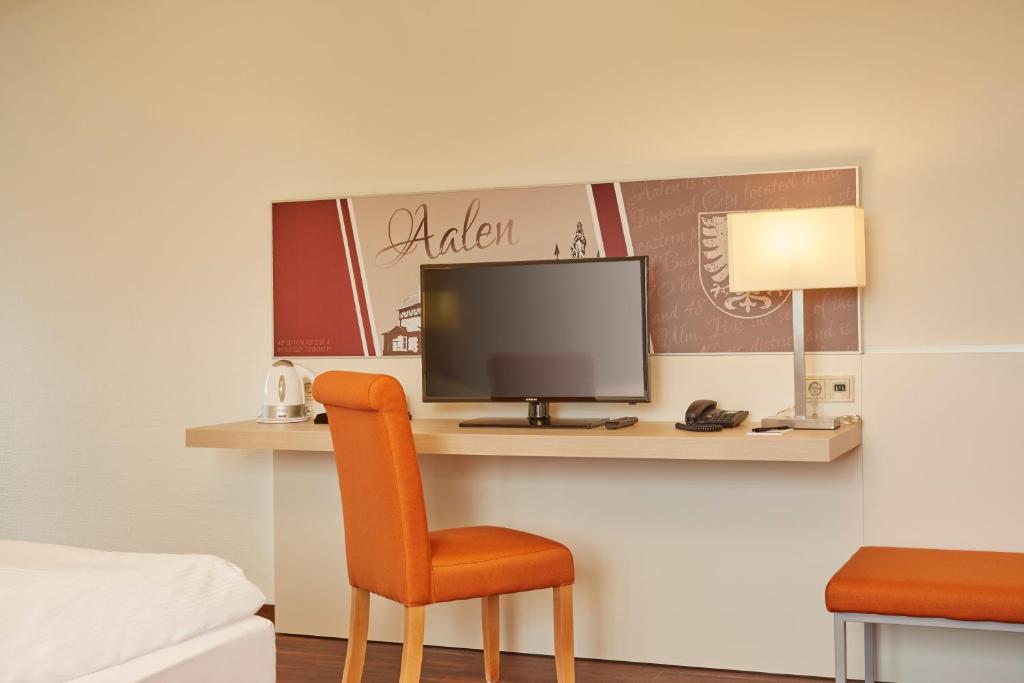 Двухместный (Двухместный номер Делюкс с 1 кроватью), H+ Hotel Limes Thermen Aalen