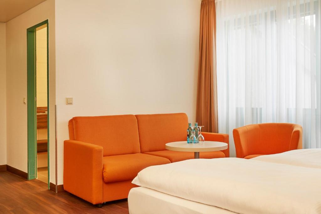 Двухместный (Двухместный номер Делюкс с 1 кроватью), H+ Hotel Limes Thermen Aalen