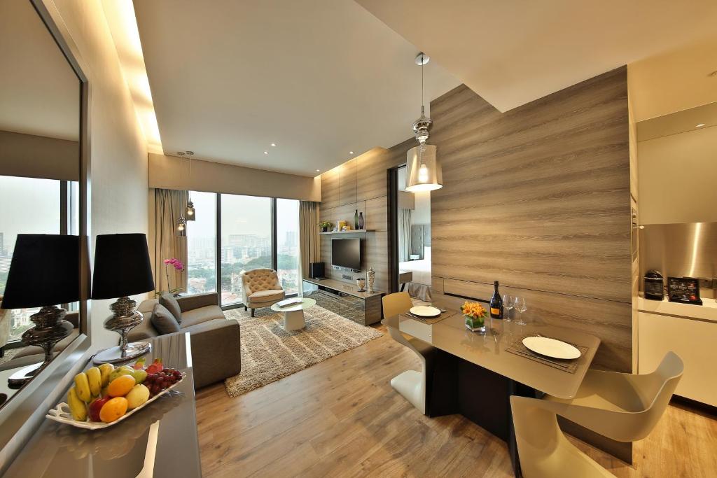 Двухместный (Номер выбирается при регистрации заезда), Pan Pacific Serviced Suites Beach Road