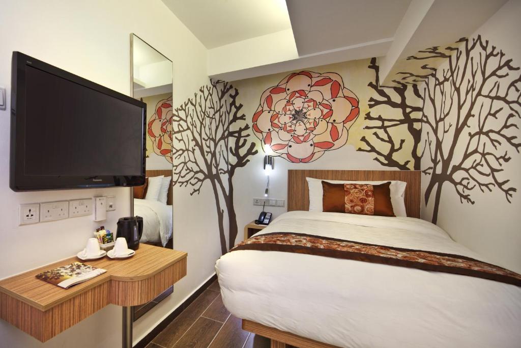 Одноместный (Улучшенный одноместный номер без окон), Hotel Clover The Arts