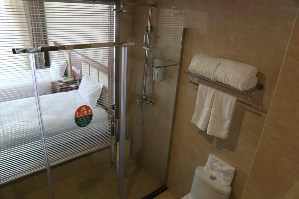 Двухместный (Mainland Chinese Citizens - Business Twin Room with No Window), Greentree Inn Beijing Guangming Bridge Express Apartment Hotel
