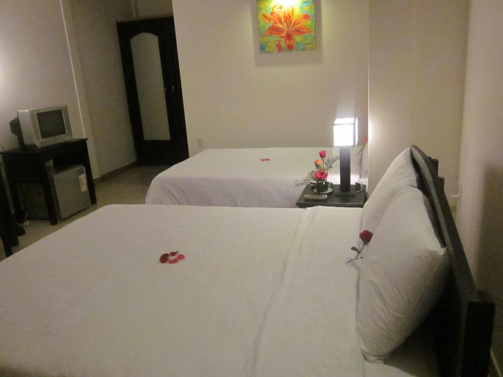 Двухместный (Двухместный номер Делюкс с 1 кроватью), Hue Charming Hotel