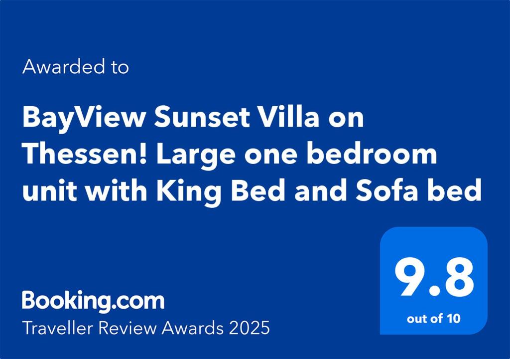 BayView Sunset Villa on Thessen!