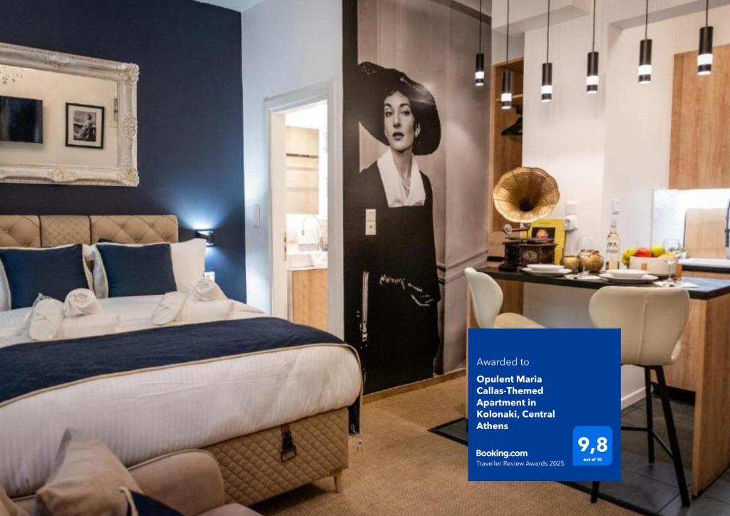 Opulent Maria Callas-Themed Apartment in Kolonaki, Central Athens, Athens
