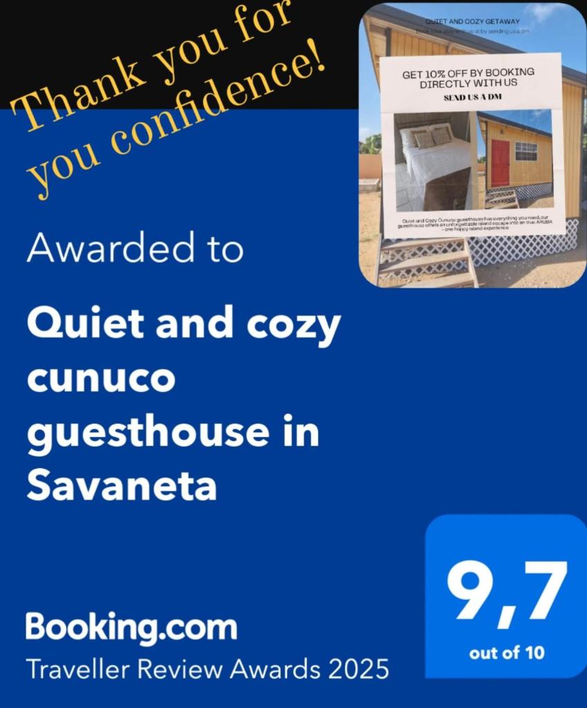 Quiet and cozy cunuco guesthouse in Savaneta photo 1
