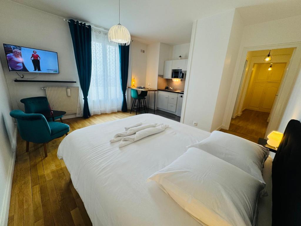 Centre-ville, parking facile,confortable, Saone-et-Loire