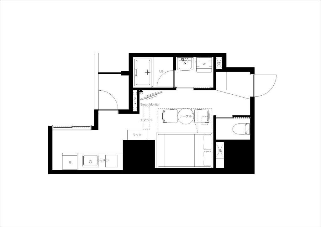 valore Kitahorie なんば-心斎橋エリア Room Type - One-Bedroom Apartment